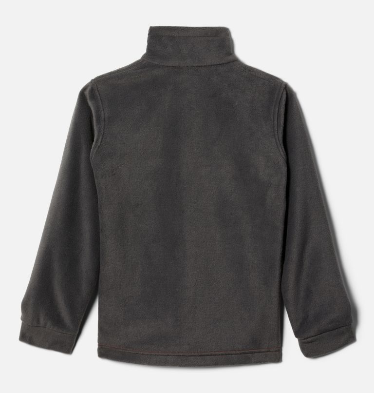 Boys' Steens Mountain II Fleece Jacket, Color: Red Quartz, Shark, image 2