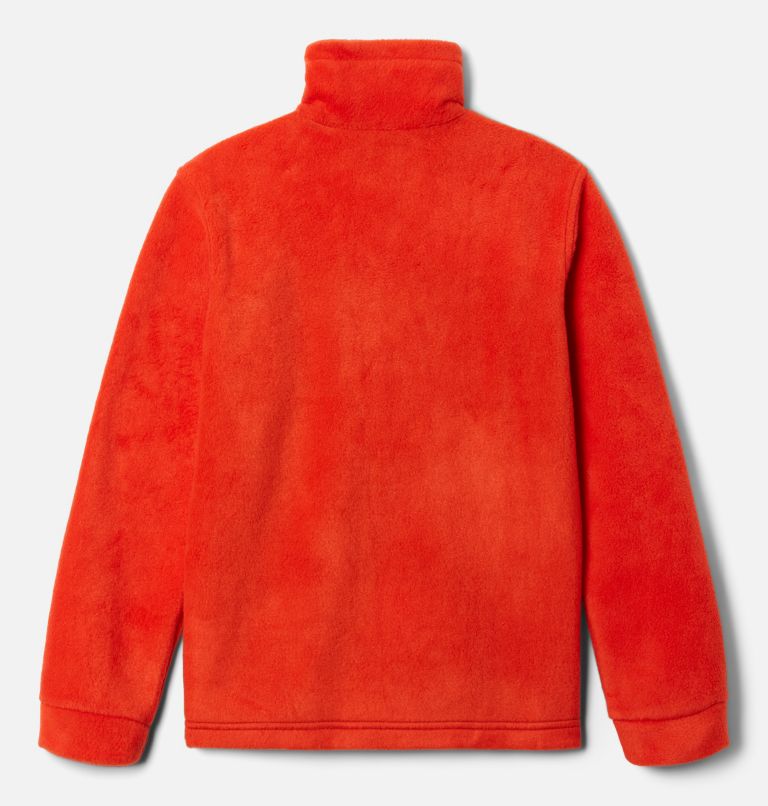 Boys’ Steens Mountain II Fleece Jacket, Color: Spicy, Shark, image 2