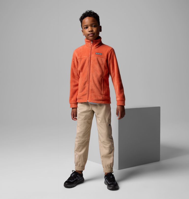 Boys' Steens Mountain II Fleece Jacket, Color: Tuscan, image 6