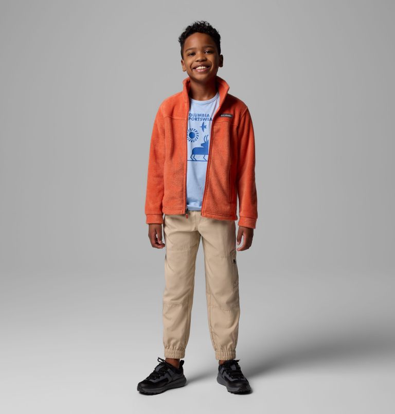 Boys' Steens Mountain II Fleece Jacket, Color: Tuscan, image 1