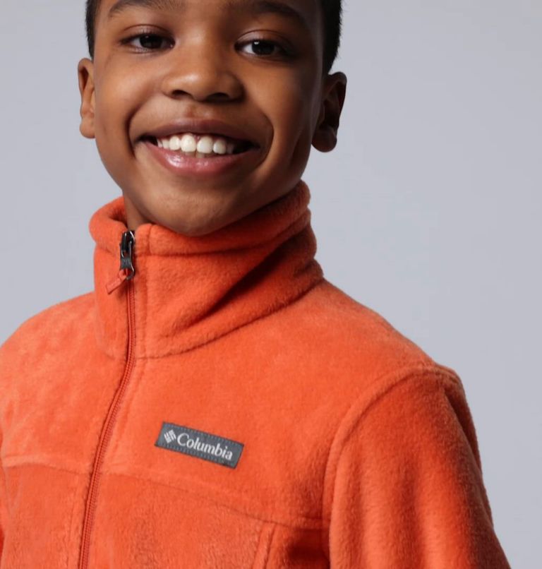 Boys' Steens Mountain II Fleece Jacket, Color: Tuscan