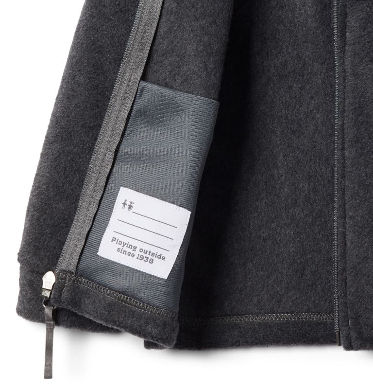 Boys' Toddler Steens Mountain II Fleece Jacket, Color: Charcoal Heather, image 3