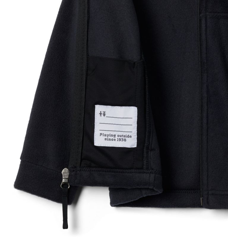 Boys' Toddler Steens Mountain II Fleece Jacket, Color: Black, image 5