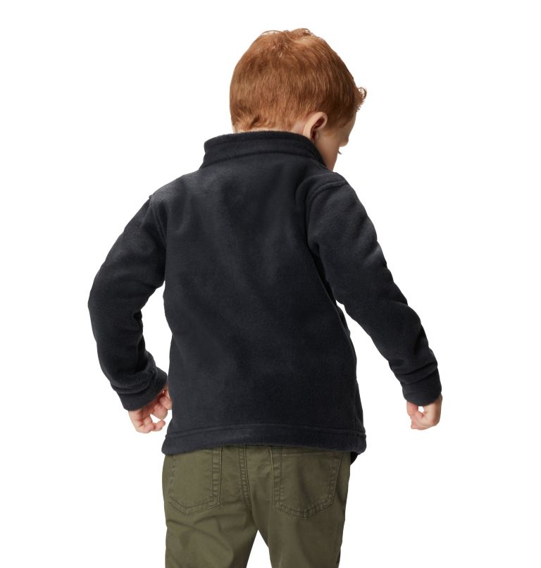 Boys' Toddler Steens Mountain II Fleece Jacket, Color: Black, image 6