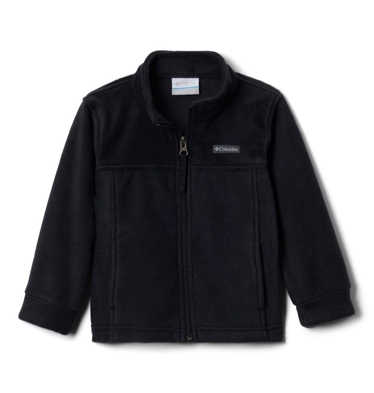 Boys' Toddler Steens Mountain II Fleece Jacket, Color: Black, image 3