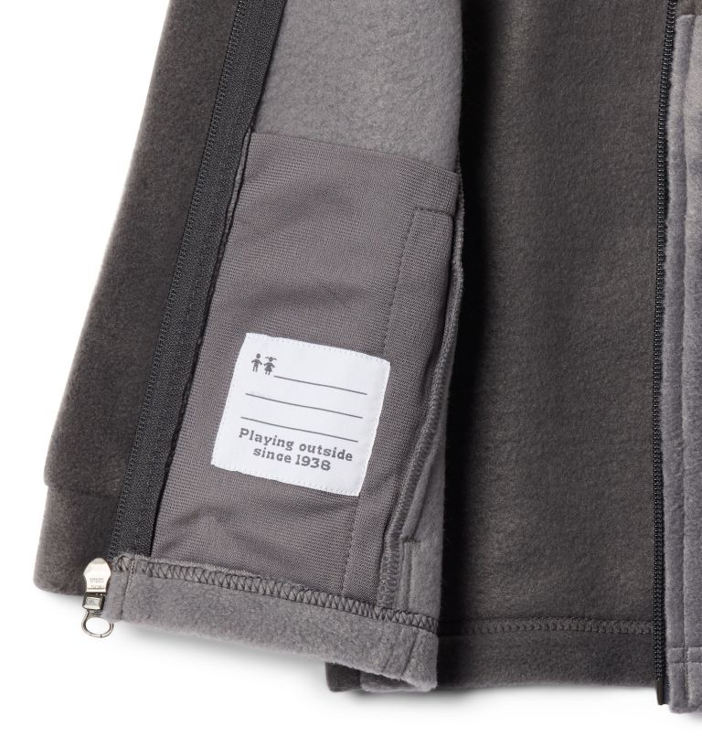 Boys' Toddler Steens Mountain II Fleece Jacket, Color: City Grey, Shark, image 3