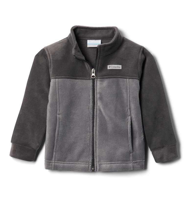 Thumbnail: Boys’ Toddler Steens Mountain II Fleece Jacket, Color: City Grey, Shark, image 1