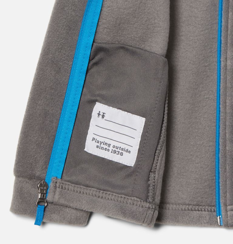 Boys’ Toddler Steens Mountain II Fleece Jacket, Color: City Grey, image 3