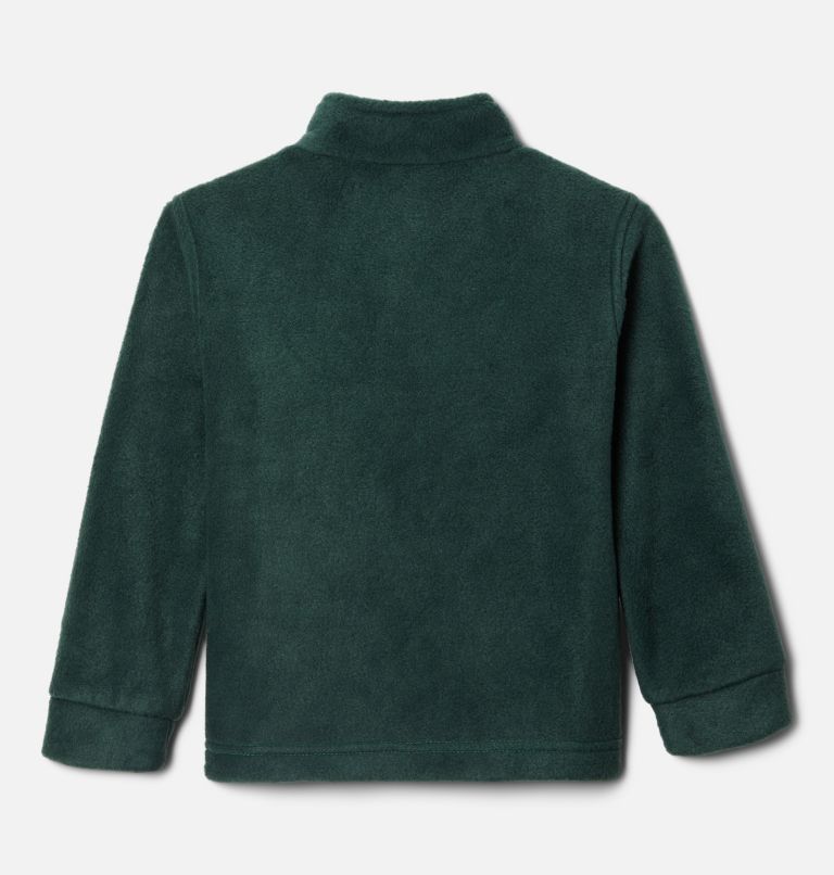 Boys' Toddler Steens Mountain II Fleece Jacket, Color: Dark Lime, Spruce, image 2