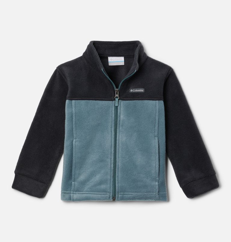 Thumbnail: Boys’ Toddler Steens Mountain II Fleece Jacket, Color: Metal, Black, image 1