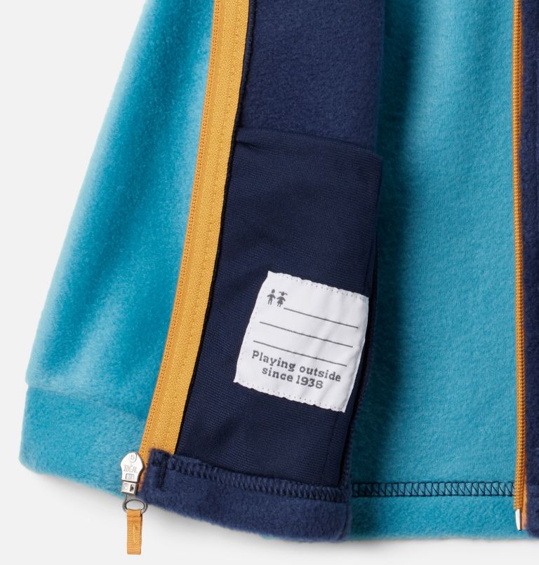 Boys' Toddler Steens Mountain II Fleece Jacket, Color: Shasta, Collegiate Navy, image 3