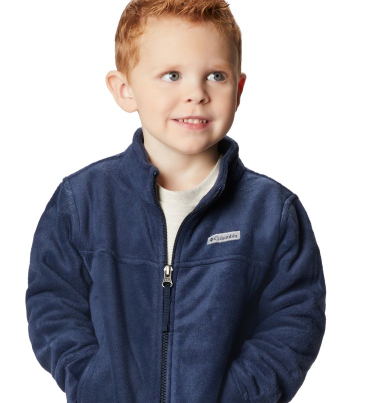 Thumbnail: Boys’ Toddler Steens Mountain II Fleece Jacket, Color: Collegiate Navy, image 8