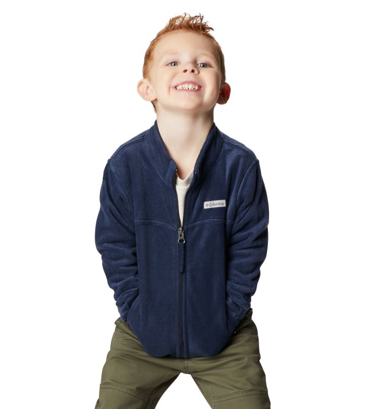 Boys’ Toddler Steens Mountain II Fleece Jacket, Color: Collegiate Navy, image 1