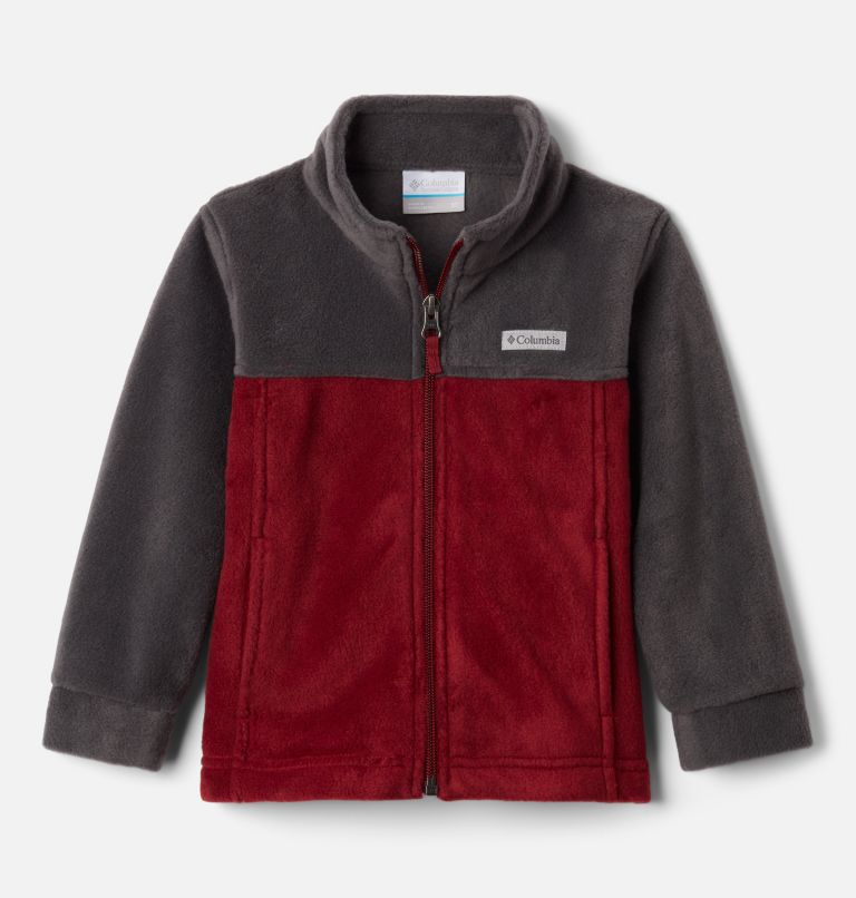 Boys' Toddler Steens Mountain II Fleece Jacket, Color: Red Jasper, Shark, image 1
