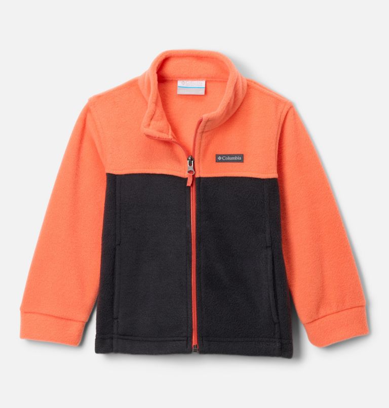 Boys' Toddler Steens Mountain II Fleece Jacket, Color: Zing, Black, image 1