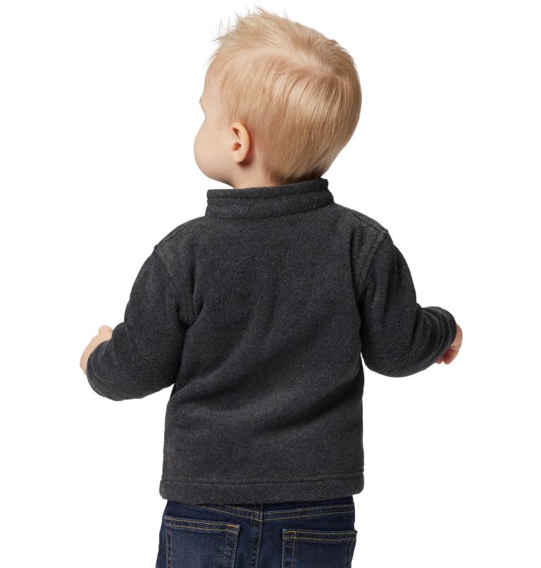 Boys’ Infant Steens Mountain II Fleece Jacket, Color: Charcoal Heather, image 6