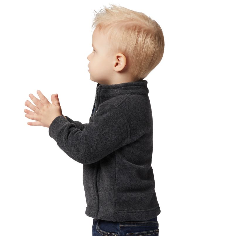 Thumbnail: Boys’ Infant Steens Mountain II Fleece Jacket, Color: Charcoal Heather, image 9