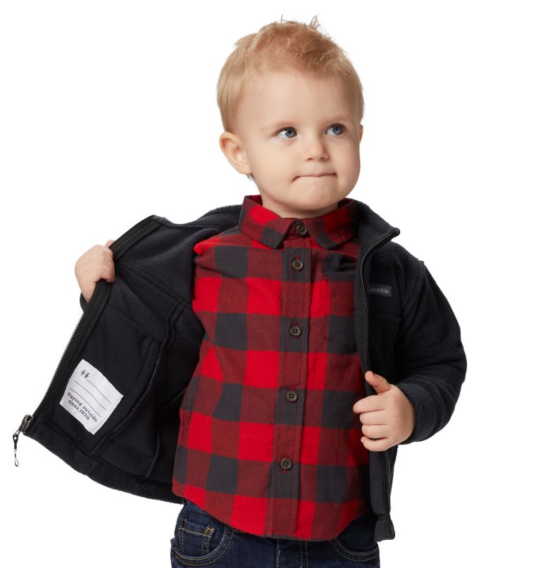 Thumbnail: Boys’ Infant Steens Mountain II Fleece Jacket, Color: Black, image 8