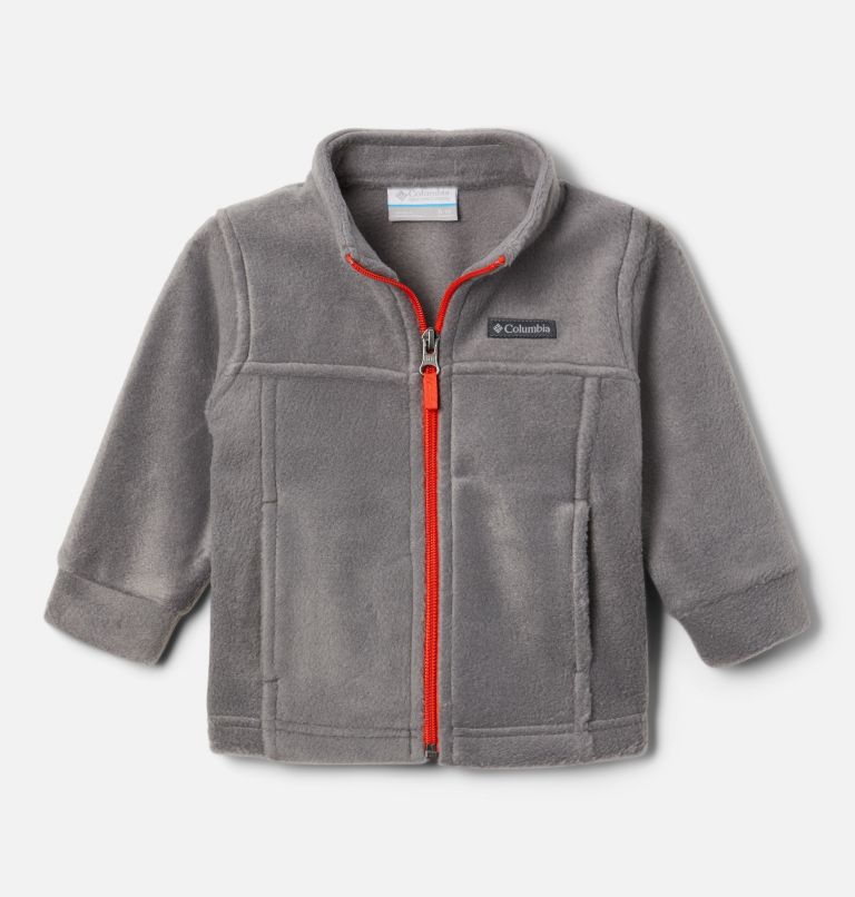 Thumbnail: Boys’ Infant Steens Mountain II Fleece Jacket, Color: City Grey, image 1