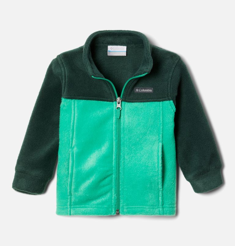 Boys’ Infant Steens Mountain II Fleece Jacket, Color: Dark Lime, Spruce, image 1