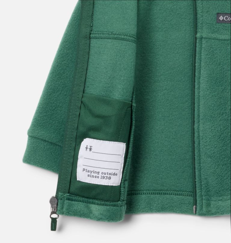 Boys’ Infant Steens Mountain II Fleece Jacket, Color: Rain Forest, image 3