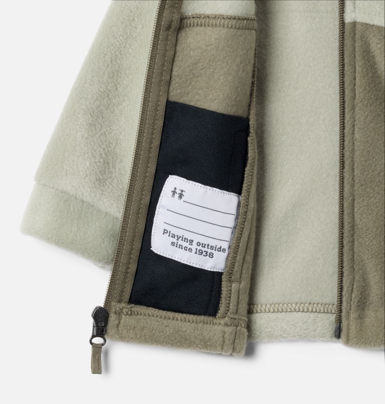 Boys’ Infant Steens Mountain II Fleece Jacket, Color: Stone Green, Safari, image 3