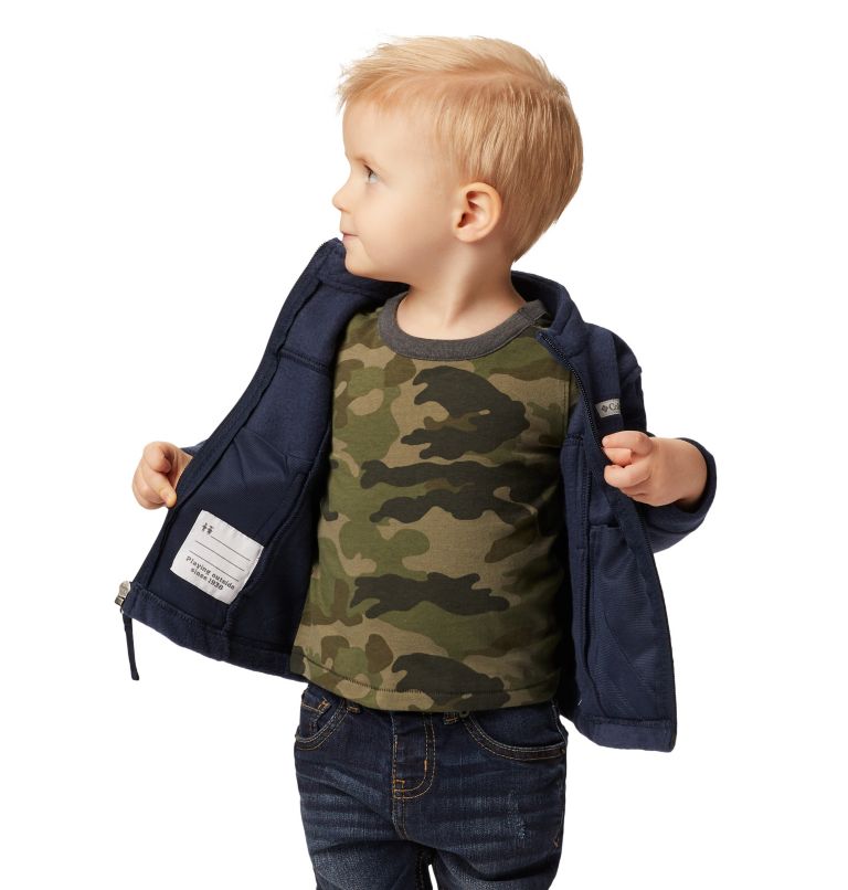 Boys’ Infant Steens Mountain II Fleece Jacket, Color: Collegiate Navy, image 8
