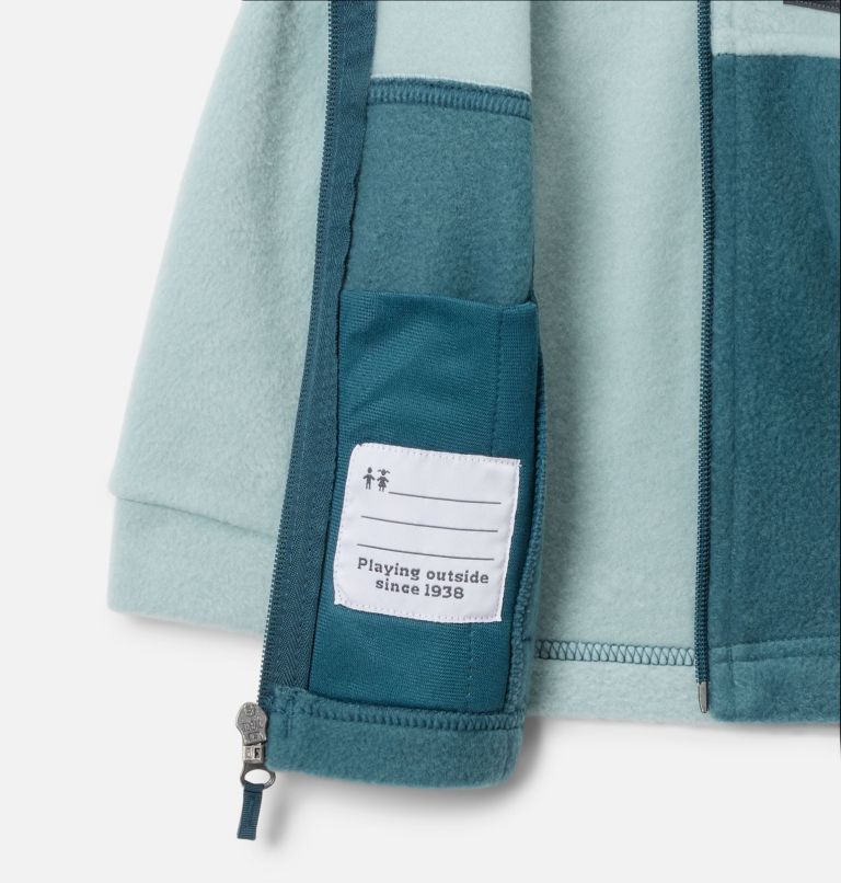 Boys’ Infant Steens Mountain II Fleece Jacket, Color: Crushed Blue, Everblue, image 3