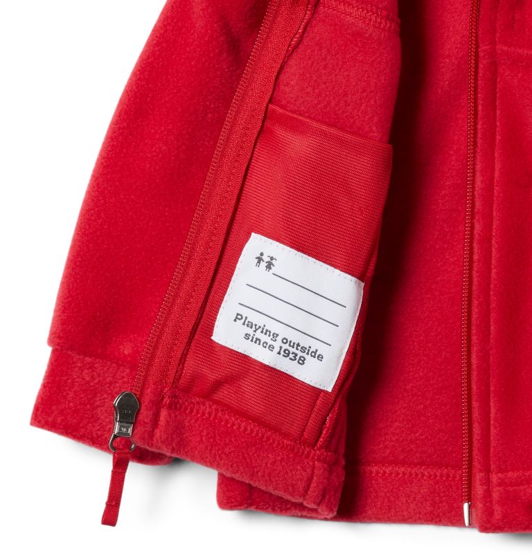 Boys’ Infant Steens Mountain II Fleece Jacket, Color: Mountain Red, image 5