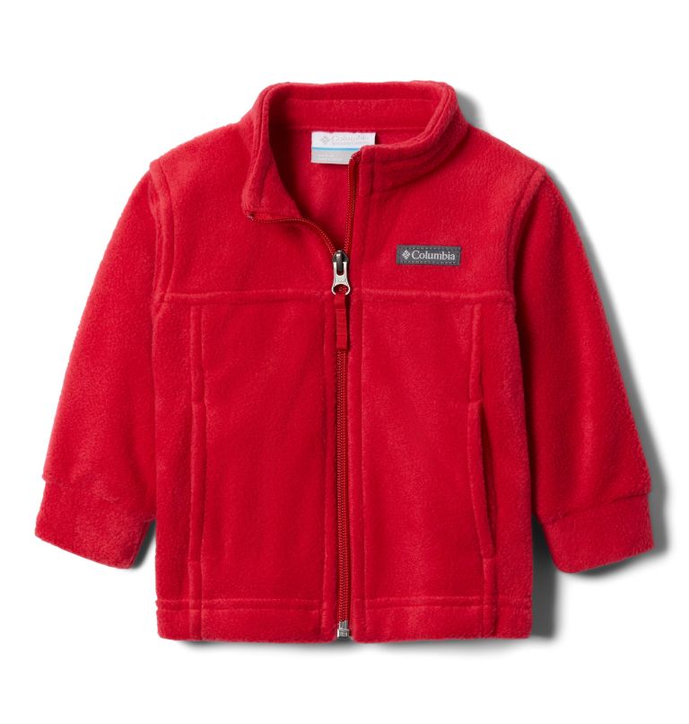 Boys’ Infant Steens Mountain II Fleece Jacket, Color: Mountain Red, image 2