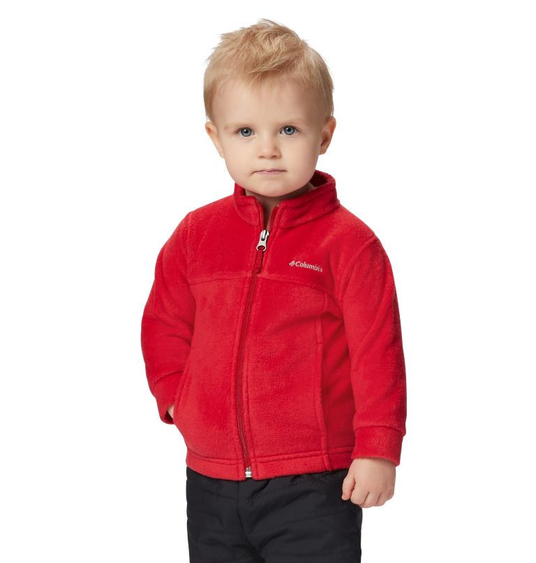 Boys’ Infant Steens Mountain II Fleece Jacket, Color: Mountain Red, image 1