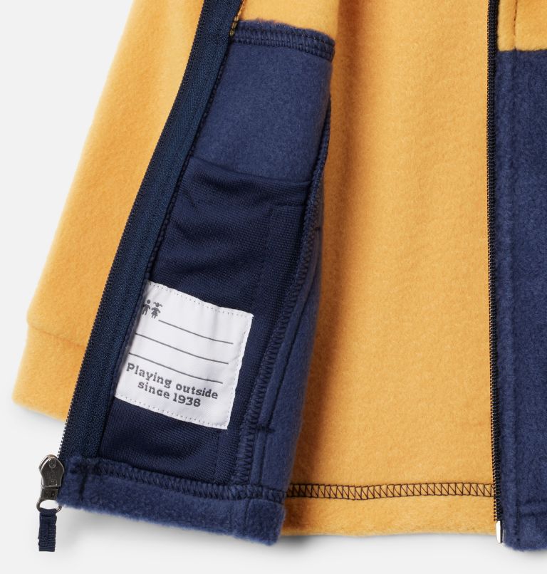 Chandail en laine polaire Steens Mountain II – Bébé, Color: Raw Honey, Collegiate Navy, image 3