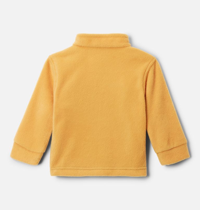 Boys’ Infant Steens Mountain II Fleece Jacket, Color: Raw Honey, Collegiate Navy, image 2