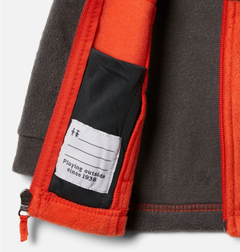 Boys’ Infant Steens Mountain II Fleece Jacket, Color: Red Quartz, Shark, image 3