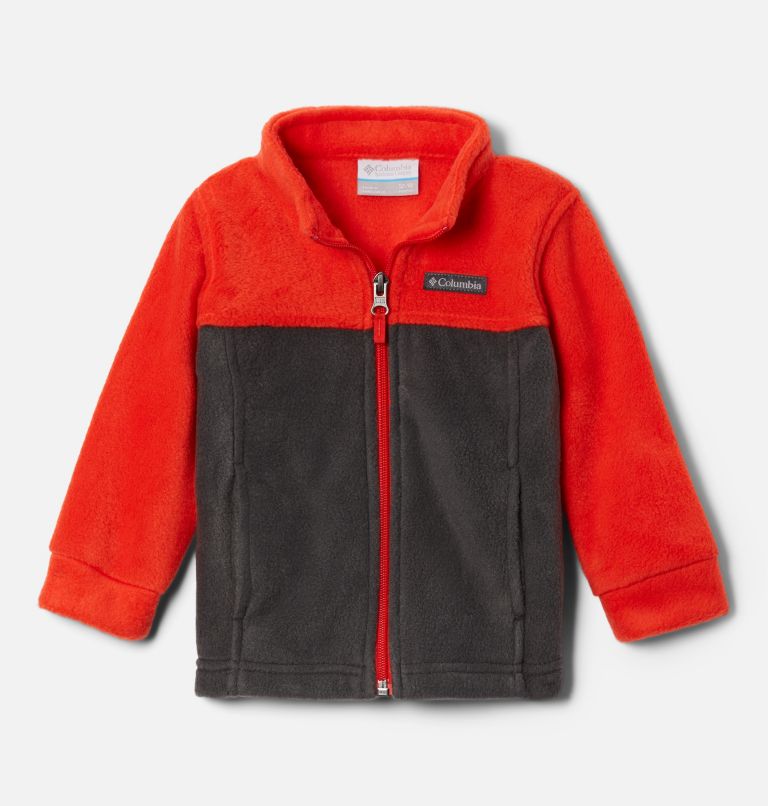 Boys’ Infant Steens Mountain II Fleece Jacket, Color: Spicy, Shark, image 1