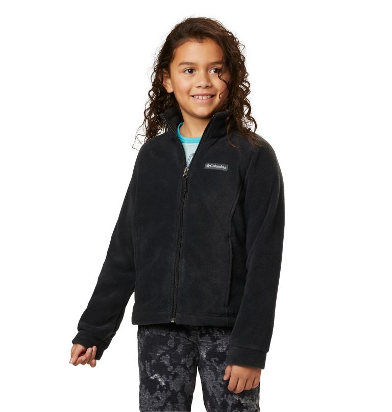 Girls black columbia jacket on sale