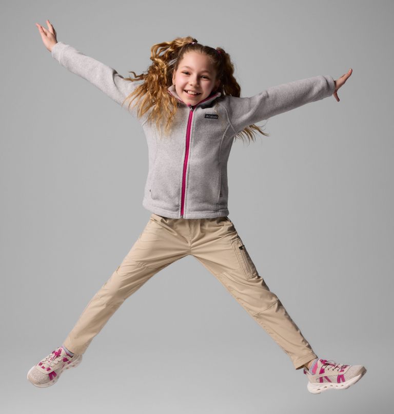 Girls' Benton Springs Fleece Jacket, Color: Cirrus Grey, image 6