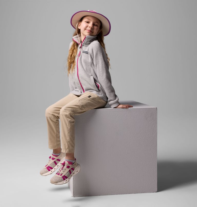 Girls' Benton Springs Fleece Jacket, Color: Cirrus Grey, image 8