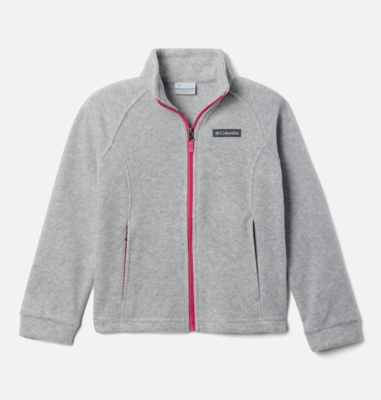 Thumbnail: Girls’ Benton Springs Fleece Jacket, Color: Cirrus Grey, image 1