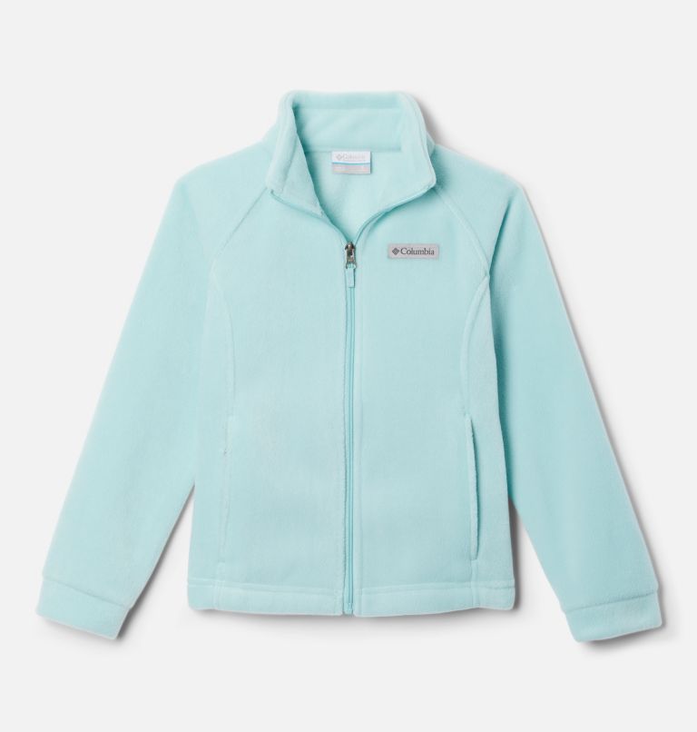 Girls’ Benton Springs Fleece Jacket, Color: Aqua Haze, image 1