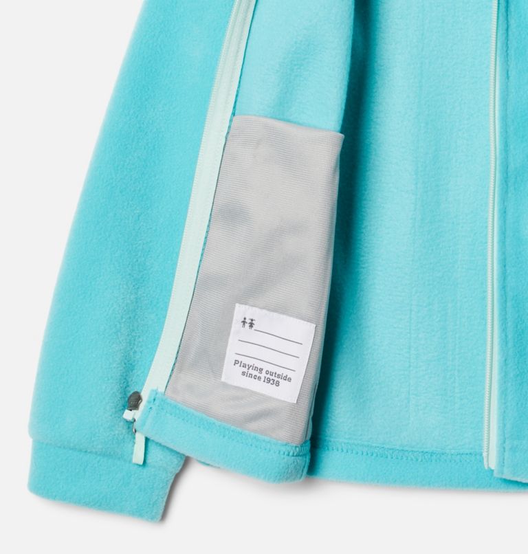  Columbia Youth Girls Benton Springs Fleece, Aqua Haze, Small:  Clothing, Shoes & Jewelry