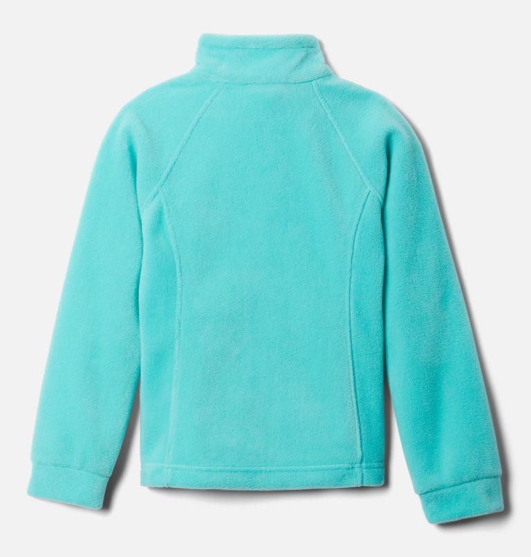 Girls' Benton Springs Fleece Jacket, Color: Dolphin, Sea Ice, image 2