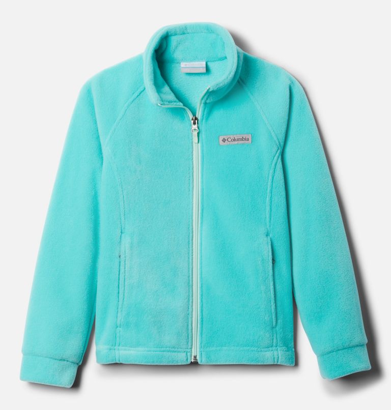 Girls' Benton Springs Fleece Jacket, Color: Dolphin, Sea Ice, image 1
