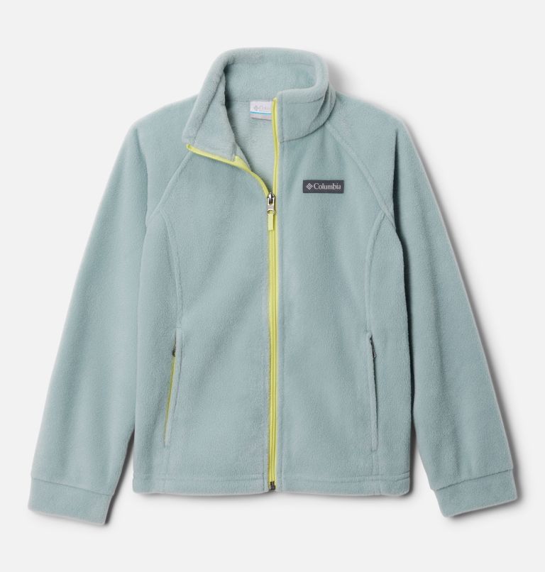 Girls' Benton Springs Fleece Jacket, Color: Crushed Blue, image 1