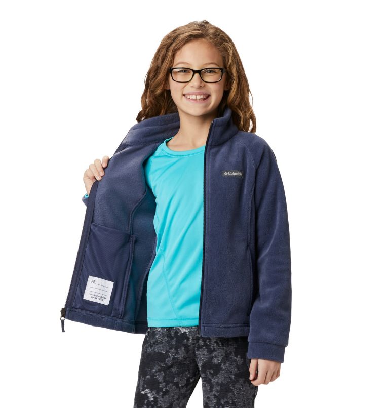 Girls' Benton Springs Fleece Jacket, Color: Nocturnal, image 8