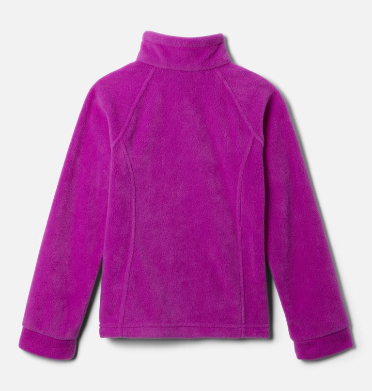 Thumbnail: Girls’ Benton Springs Fleece Jacket, Color: Bright Plum, image 2