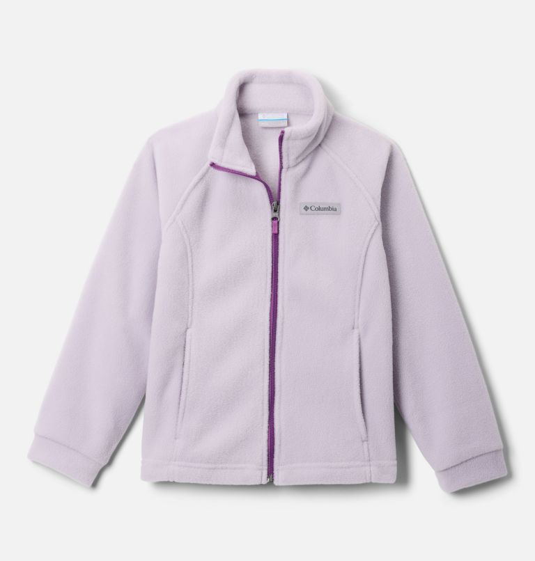 Girls' Benton Springs Fleece Jacket, Color: Lavender Pearl, image 1
