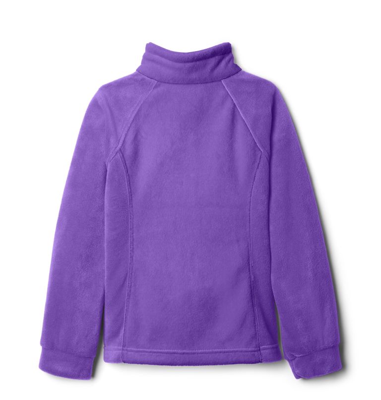 Girls' Benton Springs Fleece Jacket, Color: Grape Gum, image 4