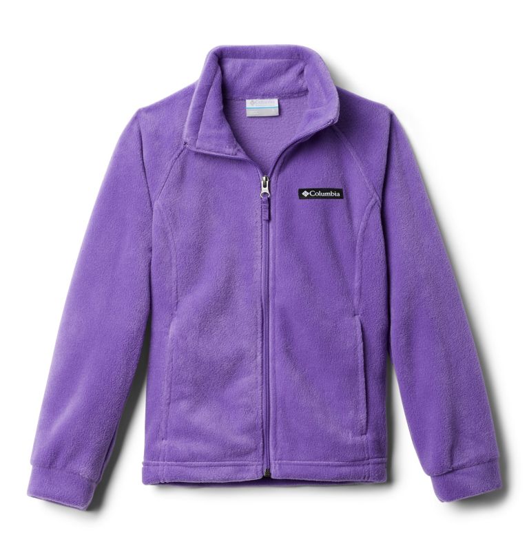 Thumbnail: Girls’ Benton Springs Fleece Jacket, Color: Grape Gum, image 2