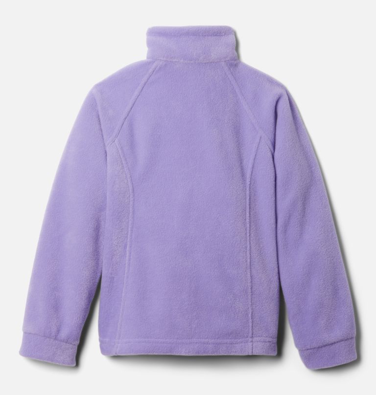 Girls' Benton Springs Fleece Jacket, Color: Paisley Purple, image 2